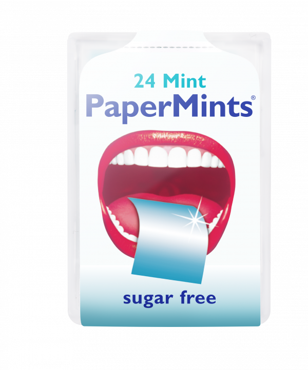 The famous mint leaves that melt on your tongue. Elegant, lightweight, discrete & intense freshness quarantine with the PaperMints strips. sugar free!
