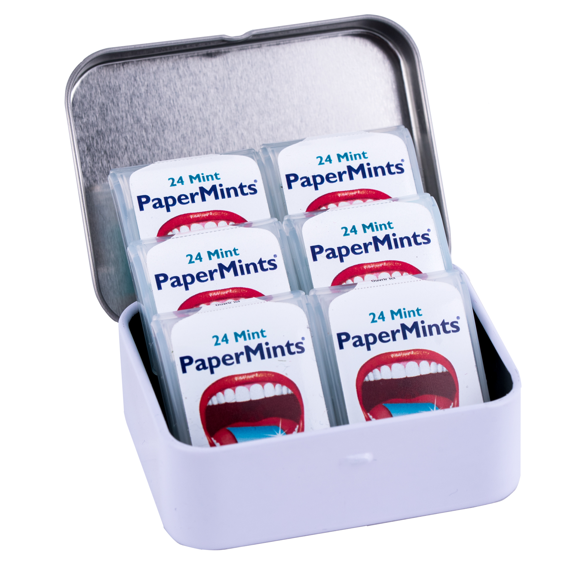 PaperMints 24 Strips – Tin 6 Units 2.00€/pc - Papermints Shop