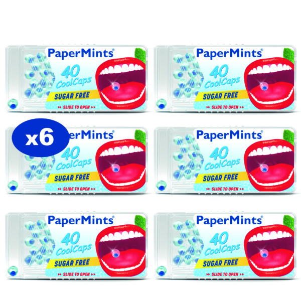 PaperMints CoolCaps BOX40 fresh breath halitosis
