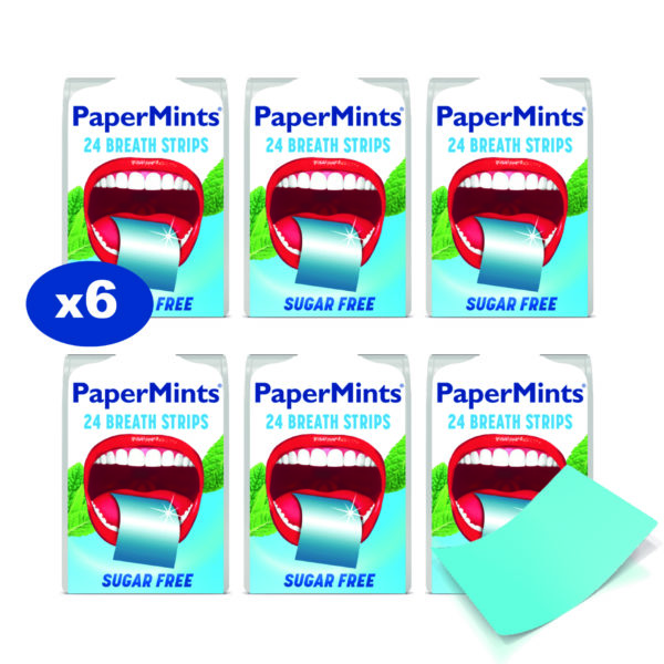 PaperMints strips fresh breath halitosis