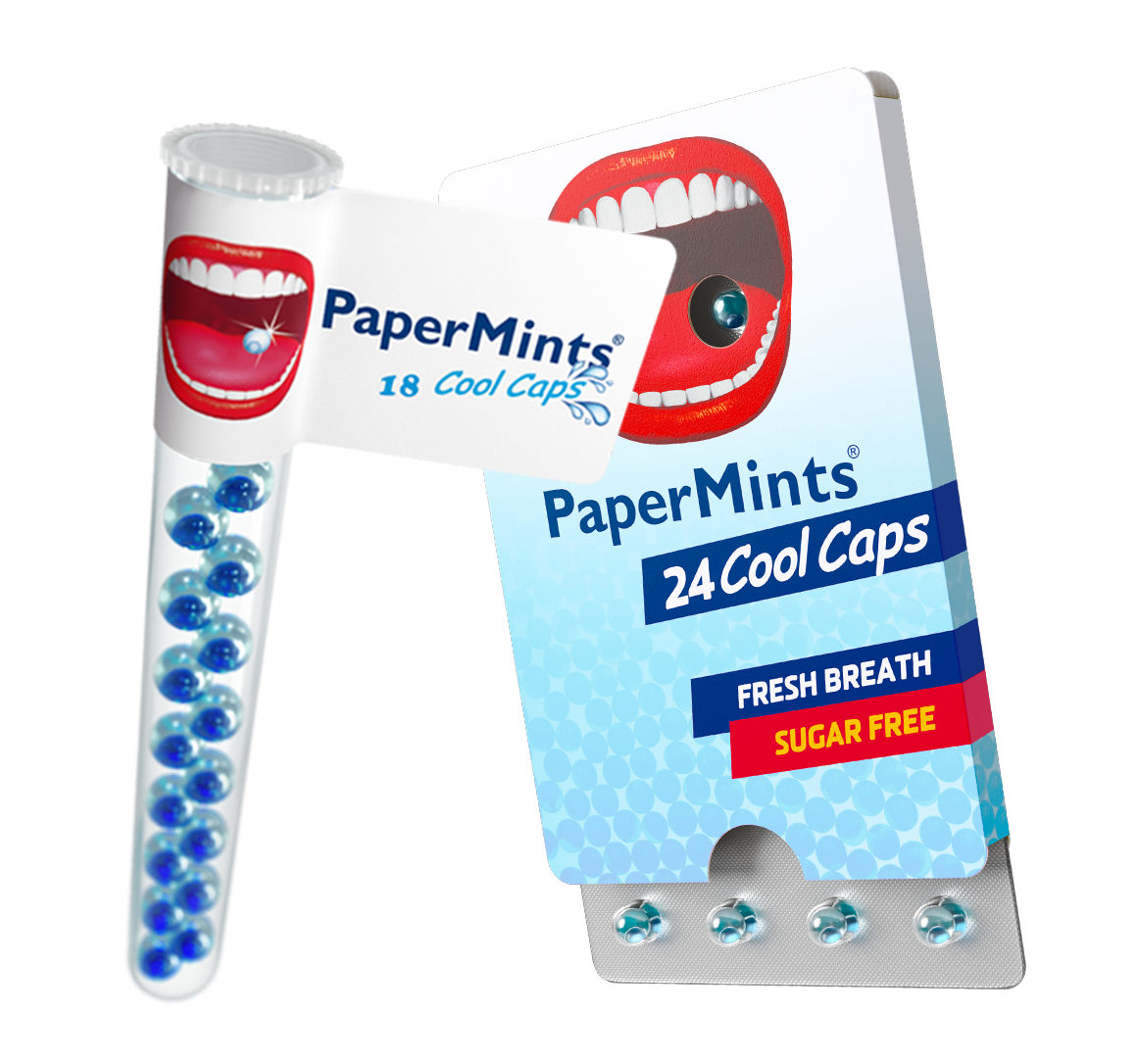 Papermints Cool Caps 18 Gelules Rafraichissantes Paper Mints