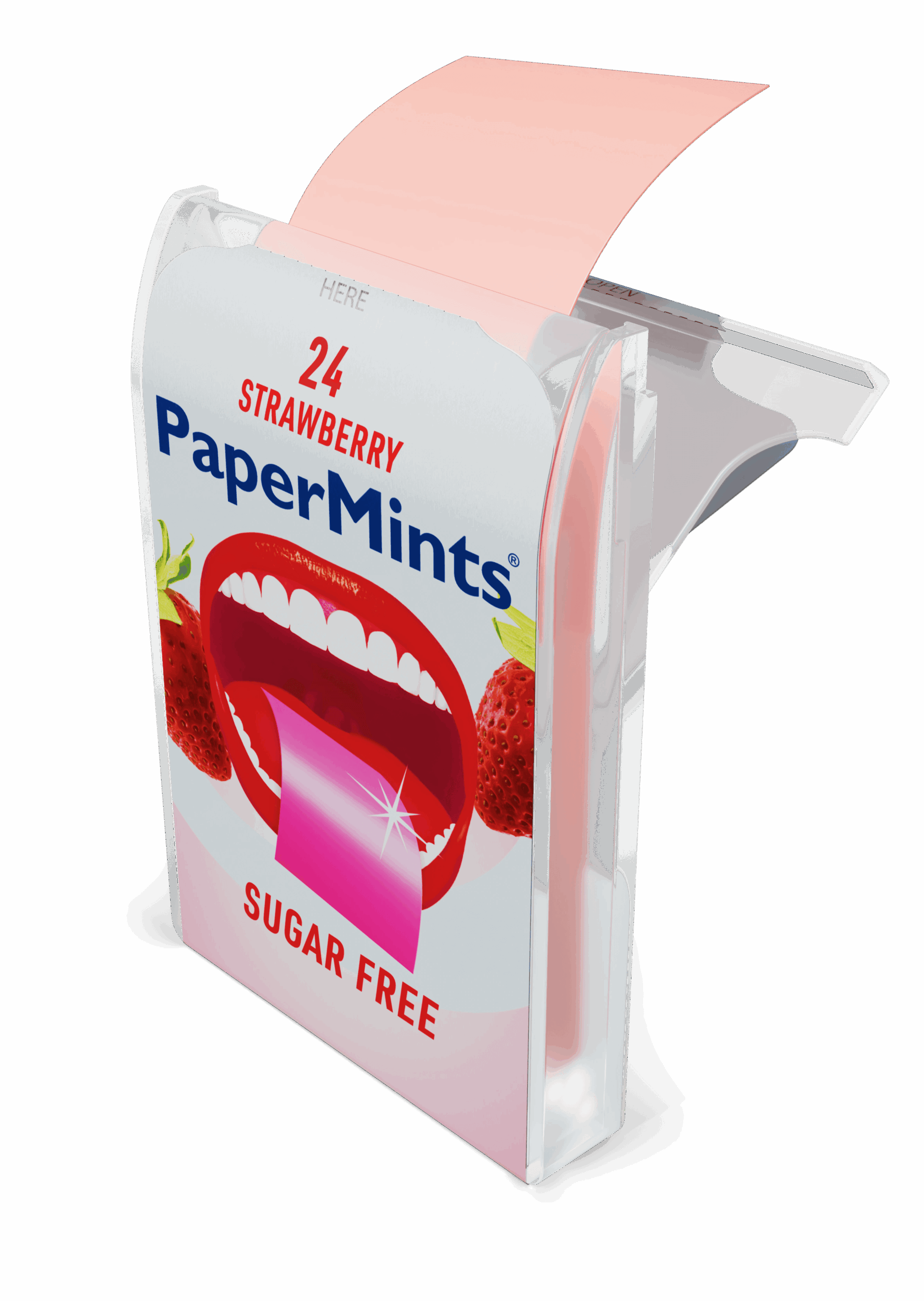 Strips Strawberry 24 leaves PaperMints 24 Strips Strawberry – Bild 1