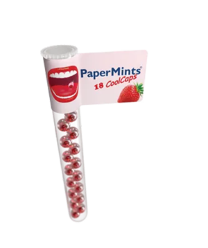 CoolCaps Tube Strawberry 18 Pearls